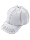 Stitch Logo Ball Cap White - Y-3 - BALAAN 11