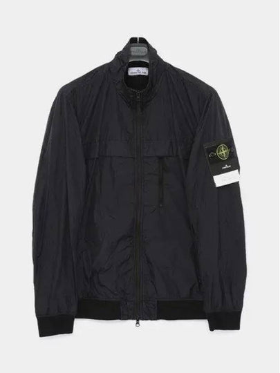 Garment Dyed Crinkle Reps R-Nylon Jacket Blue - STONE ISLAND - BALAAN 2