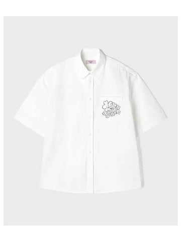 M short sleeve overshirt white OFF FESTIVAL - MARTINE ROSE - BALAAN 1