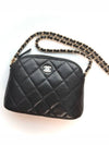 Classic Half Moon Caviar Mini Cross Bag Black - CHANEL - BALAAN 2