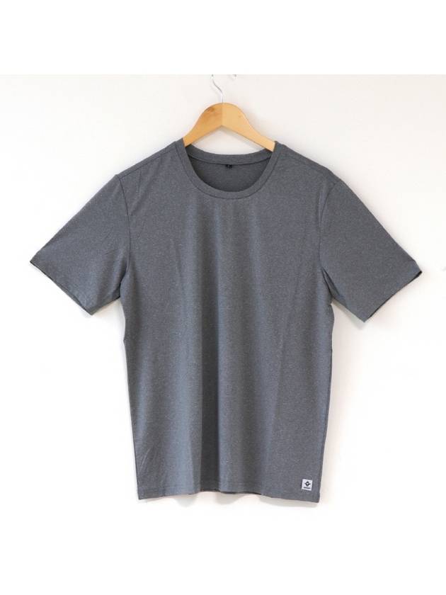 SPGRBOSN Functional Round Short Sleeve Tee Gray - SUPENER - BALAAN 1