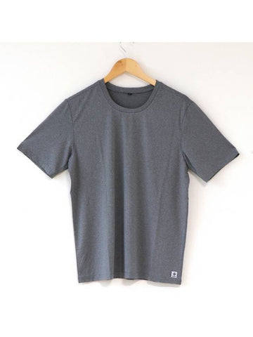 Round Short Sleeve T-Shirt Grey - SUPENER - BALAAN 1