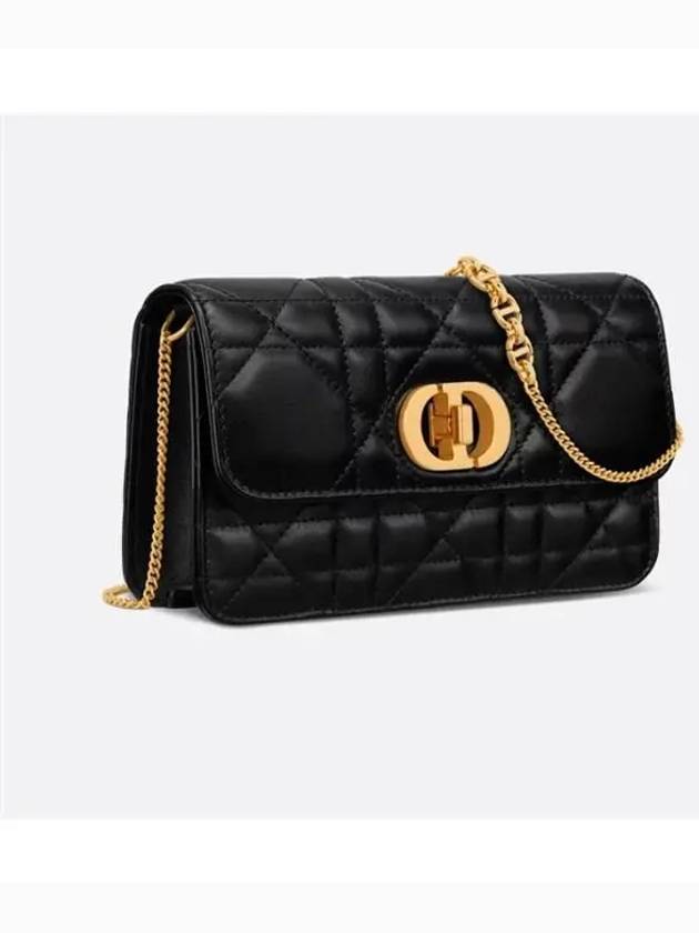 Miss Caro Chain Shoulder Bag Black - DIOR - BALAAN 3