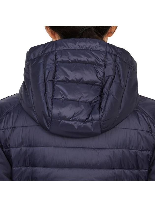 Women's Zipper Side Padded Hooded Jacket Navy - PARAJUMPERS - BALAAN 10