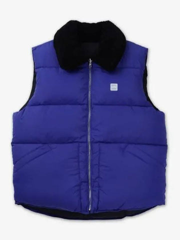 APC Teddy Padding Vest Blue PAAFWM30201IAA - A.P.C. - BALAAN 1