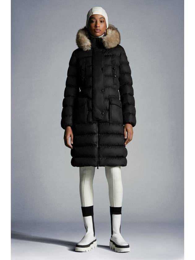 Women's Khloe Down Long Padding Black - MONCLER - BALAAN 5