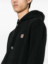 Fox Head Patch Regular Hoodie Black - MAISON KITSUNE - BALAAN 4