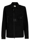 Metropolis Memri Zip-Up Jacket Black - CP COMPANY - BALAAN 2