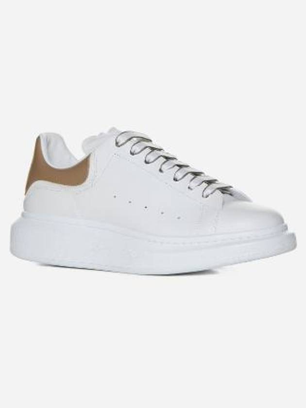 Oversized Low-Top Sneakers Mud White - ALEXANDER MCQUEEN - BALAAN 3