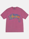 Thermal Stock Short Sleeve T Shirt Berry 1905023 - STUSSY - BALAAN 1