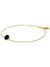 Roca Mini Round Onyx Bracelet Gold - BE/GINS - BALAAN 8