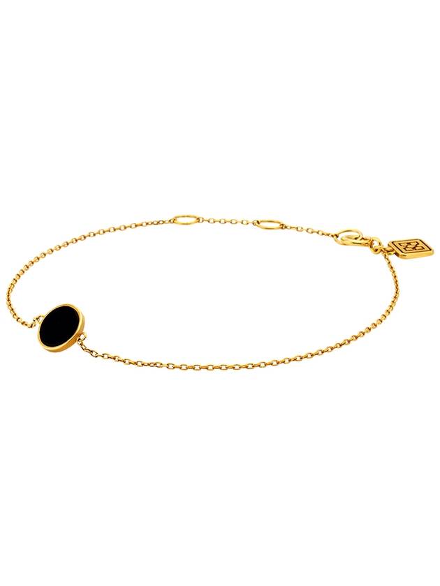 Roca Mini Round Onyx Bracelet Gold - BE/GINS - BALAAN 8