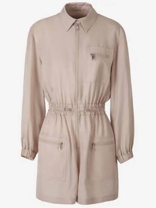 2G00004 596M9 21P Twill Jumpsuit - MONCLER - BALAAN 1