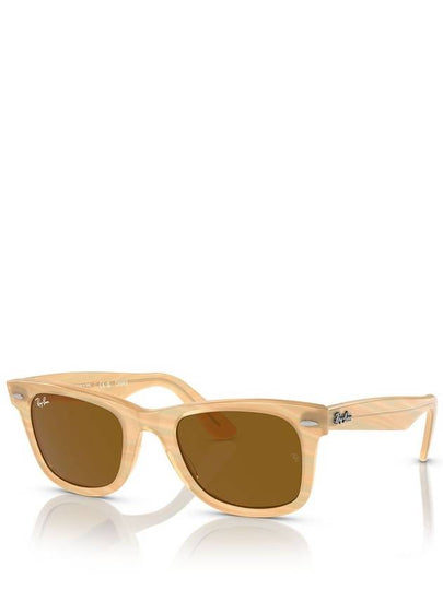 Ray-Ban RB2140 Photo Striped Brown - RAY-BAN - BALAAN 2