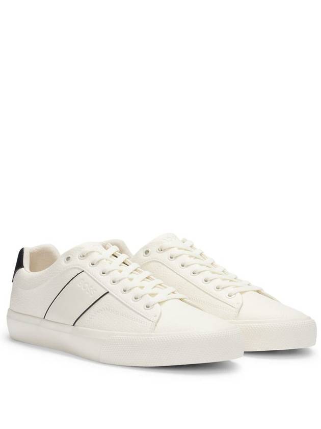 Aiden Trainer Low Top Sneakers White - HUGO BOSS - BALAAN 3