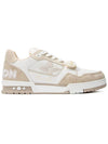 trainer men sneakers beige - LOUIS VUITTON - BALAAN 6