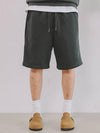 Pigment wide shorts charcoal - MACASITE - BALAAN 4