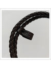 Intrecciato Double Line Bracelet Dark Brown - BOTTEGA VENETA - BALAAN 7