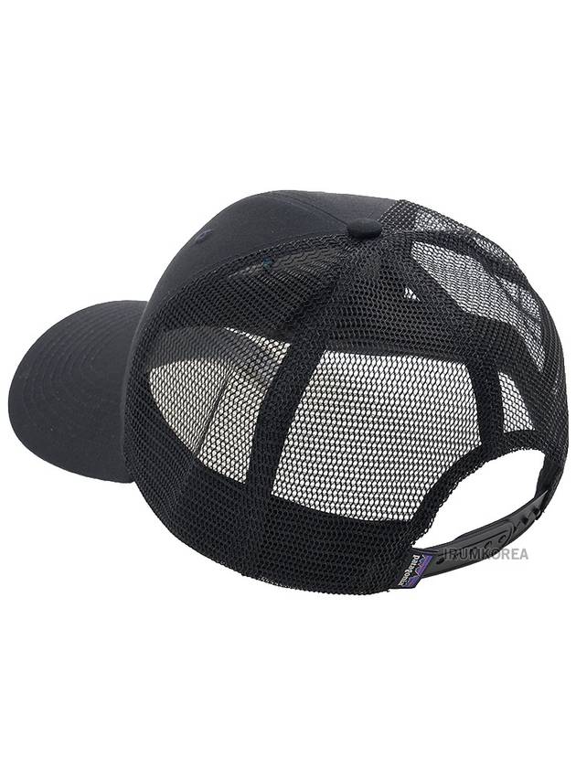 P 6 Logo Trucker Ball Cap Black - PATAGONIA - BALAAN 4