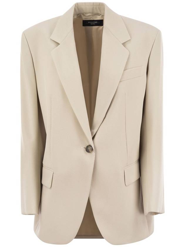 ROAL - Oversize blazer in wool blend - WEEKEND MAX MARA - BALAAN 1