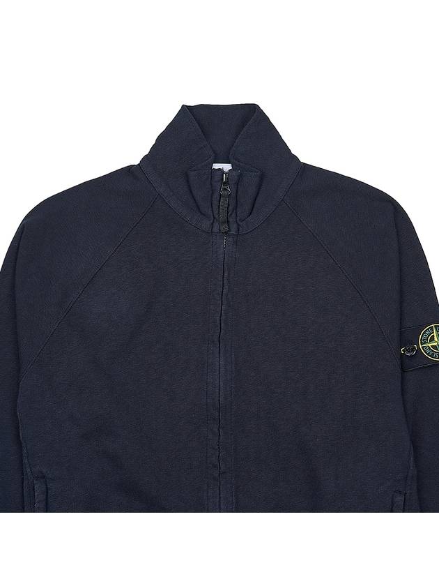 Compass Patch Zip-Up Jacket Navy - STONE ISLAND - BALAAN 4