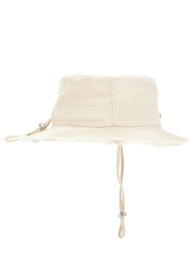 Le Bob Artichaut Bucket Hat Off White - JACQUEMUS - BALAAN 4