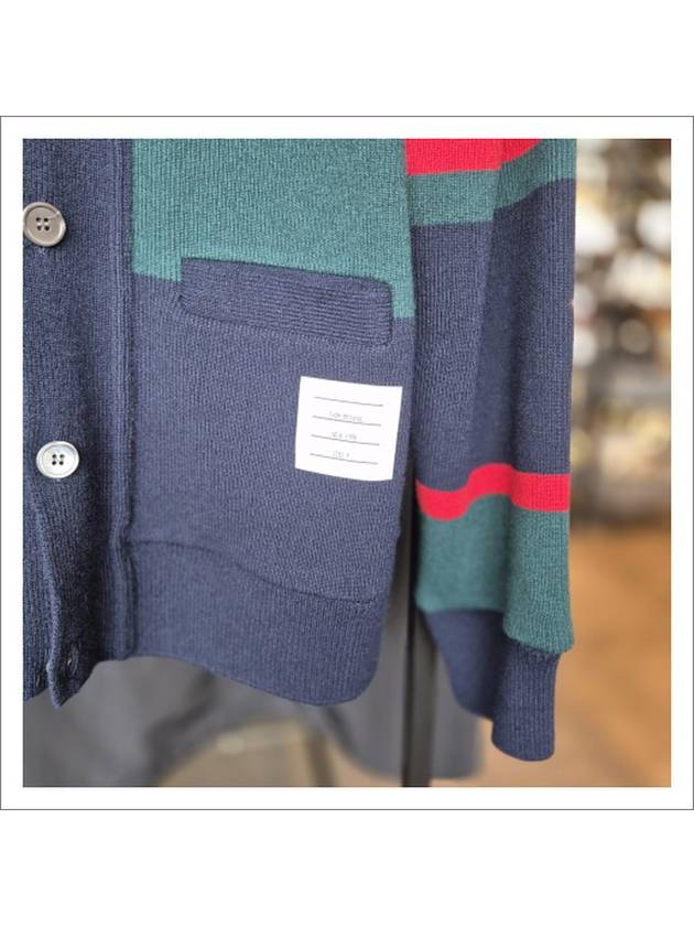 Sweater MJT406AJ0105 309 BLUE - THOM BROWNE - BALAAN 3