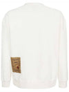 Garment Dyed Cotton Jersey Sweatshirt White - TEN C - BALAAN 4