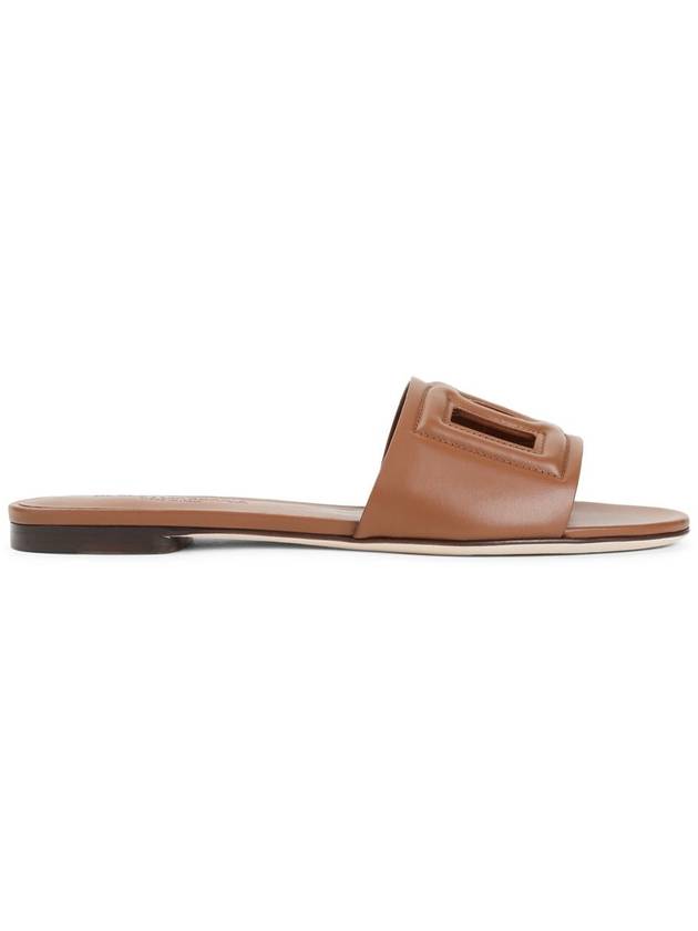 DG Millennial Logo Mule Sandals Brown - DOLCE&GABBANA - BALAAN 2