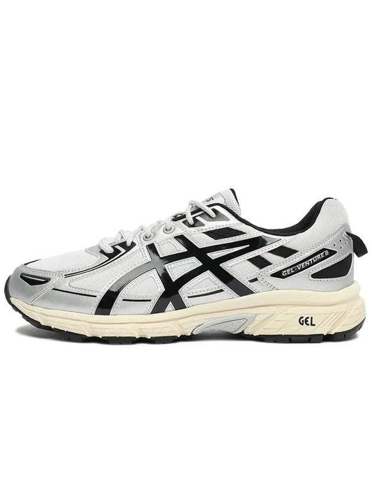 Gel Venture 6 SPS White Black Silver 1203A545 100 - ASICS - BALAAN 1