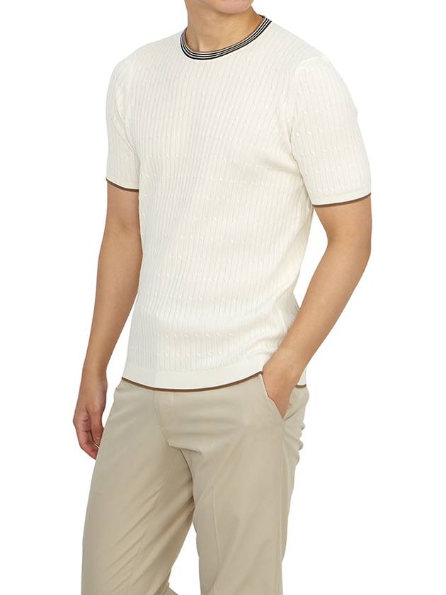 Men s short sleeve knit D9G100TR 003 - DRUMOHR - BALAAN 4