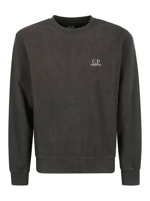 Lens Wappen Logo Sweatshirt Black - CP COMPANY - BALAAN 1