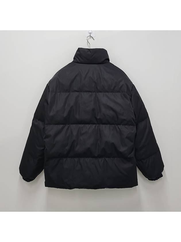 Medium-Length Re-Nylon Reversible Down Padded Jacket Black - PRADA - BALAAN 5