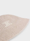 2A80T384D 01EM Triomphe Cloche Beanie Cashmere - CELINE - BALAAN 3