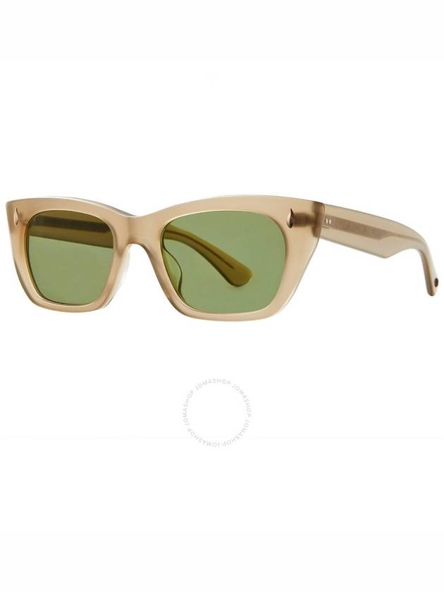 Garrett Leight WEBSTER SUN Green Cat Eye Sunglasses 2138 CHANT/GRN 49 - GARRETT LEIGHT - BALAAN 2