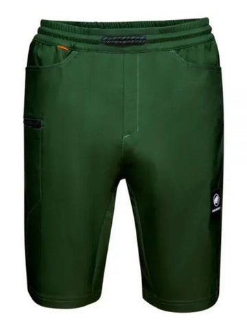 Men's Massone Shorts Dark Green - MAMMUT - BALAAN 1