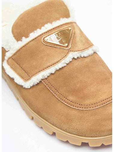 Shearling Slippers 1S711M X0O F0401 B0111228533 - PRADA - BALAAN 1