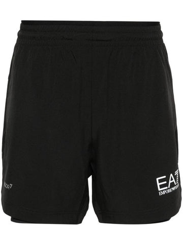 EA7 Shorts Black - EMPORIO ARMANI - BALAAN 1