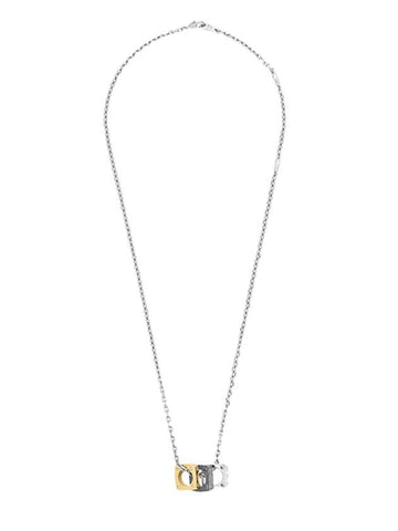 Monogram Bold Necklace Dark Ruthenium Gold Silver - LOUIS VUITTON - BALAAN.