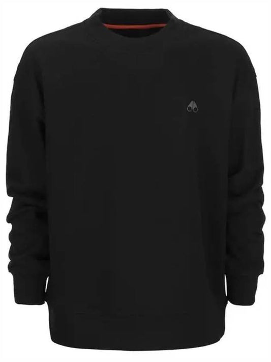 Marine Park Logo Detail Sweatshirt Black - MOOSE KNUCKLES - BALAAN 2