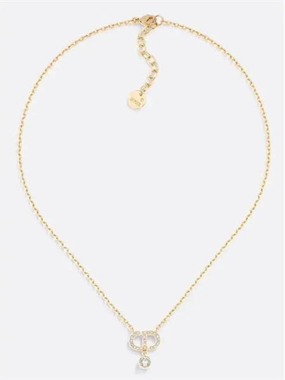 Petit CD Crystals Necklace Gold - DIOR - BALAAN 2