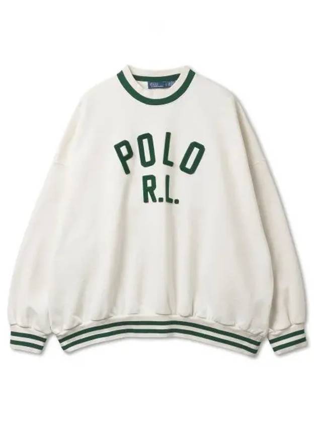 W logo fleece sweatshirt white - POLO RALPH LAUREN - BALAAN 1