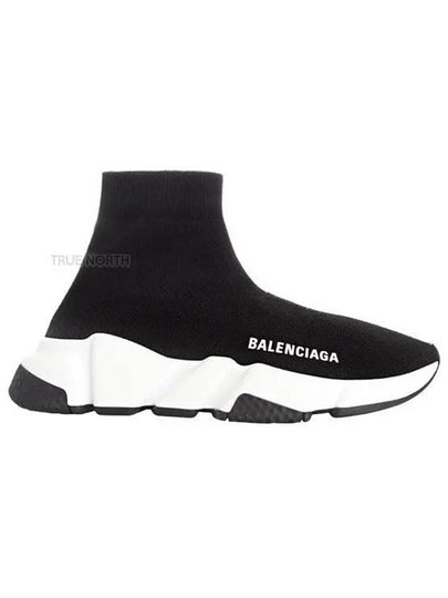 Speed Trainer  High Top Sneakers Black White - BALENCIAGA - BALAAN 2