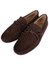 Men's City Gommino Suede Driving Shoes Brown - TOD'S - BALAAN 2