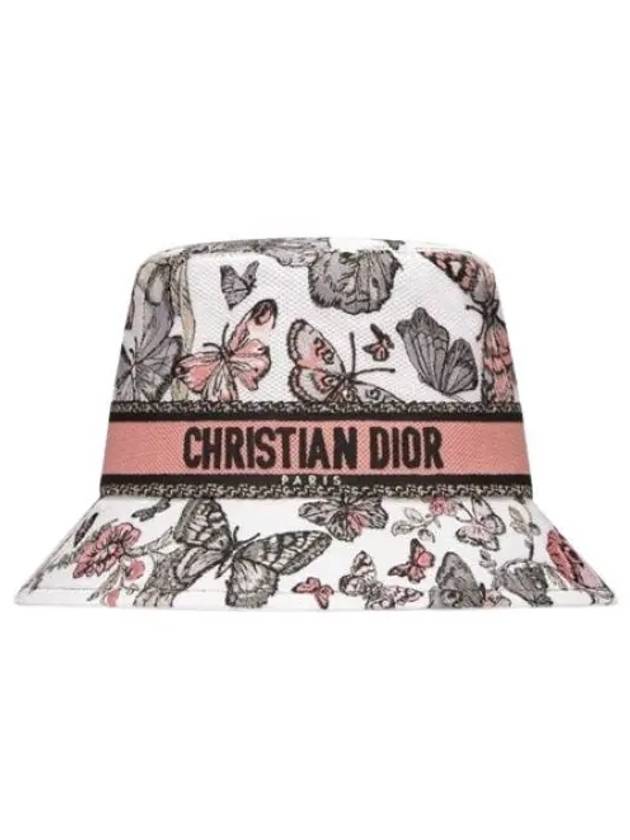 D Bobby Toile De Jouy Mexico Small Bucket Hat White - DIOR - BALAAN 2