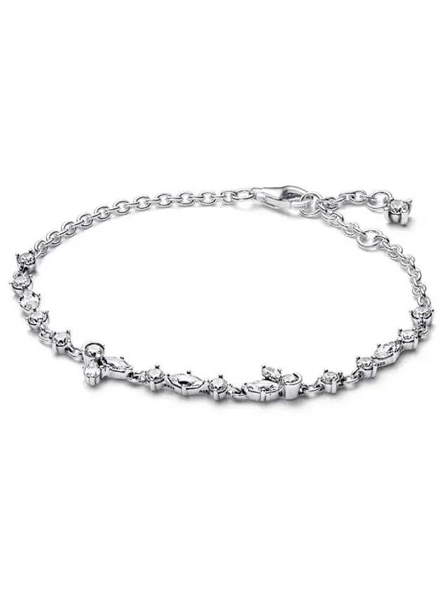 Sparkling Herbarium Chain Bracelet Silver - PANDORA - BALAAN 1