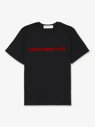 DEPARTMENT FIVE Logo Short Sleeve T Shirt Black UT5062JF0015000PF2999 - DEPARTMENT 5 - BALAAN 1