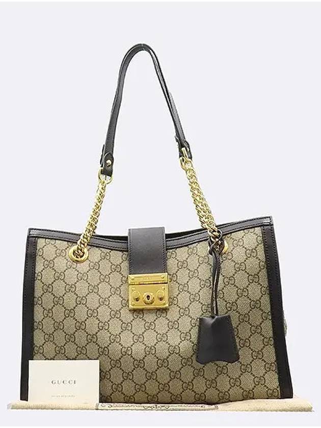 479197 GG logo PVC padlock medium chain shoulder bag - GUCCI - BALAAN 1