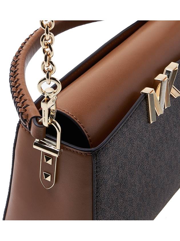 Karlie Small Logo Cross Bag Brown - MICHAEL KORS - BALAAN 10