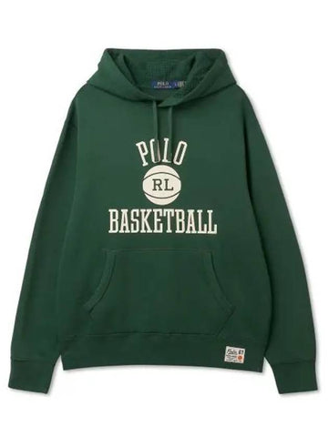 30 reward points logo fleece hoodie green - POLO RALPH LAUREN - BALAAN 1